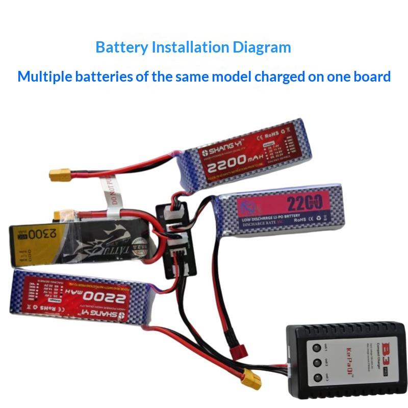 1 Set RC Battery Charger B6AC  - 12S Lipo Battery Balancing Board review and price